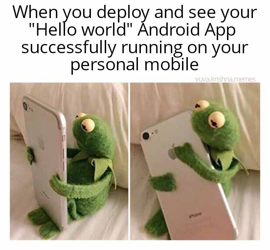 codegym_cc's tweet image. I'm a real app dev now!