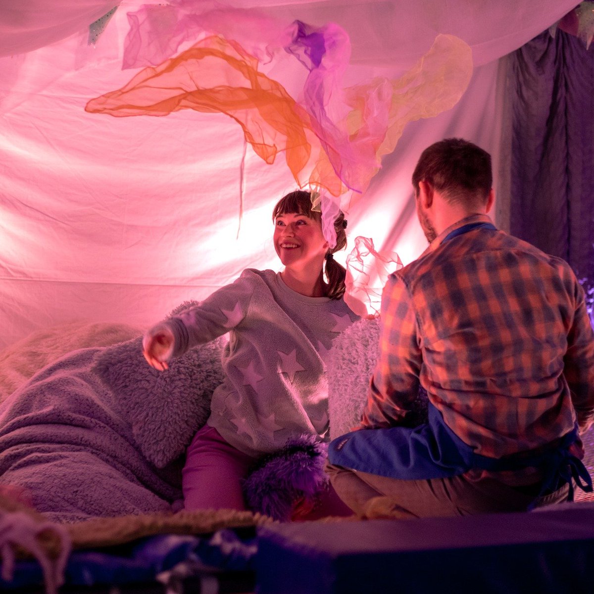 ☁️SKYBOUND☁️
More photos released of SkyBound...our multi-sensory and immersive theatre show, performed on a trampoline, for young people with profound and multiple learning disabilities. 
#reboundtherapy #sensorytheatre #theatre #SEN