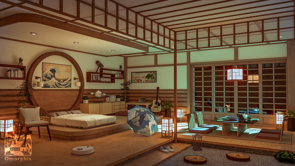 Omorphia1's tweet photo. Do you agree that round windows make the room more organic? ✨ https://t.co/V0ZRP9xjdW