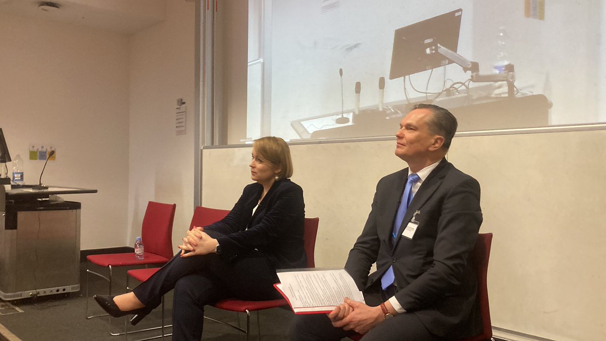 edwardlucas's tweet photo. Delighted to be speaking at today’s #balticsymposium at @UCLSSEES   First up - the great @EitvydasB (Lithuanian ambassador) and @Jovita_Pra https://t.co/fQvEVoeeGI