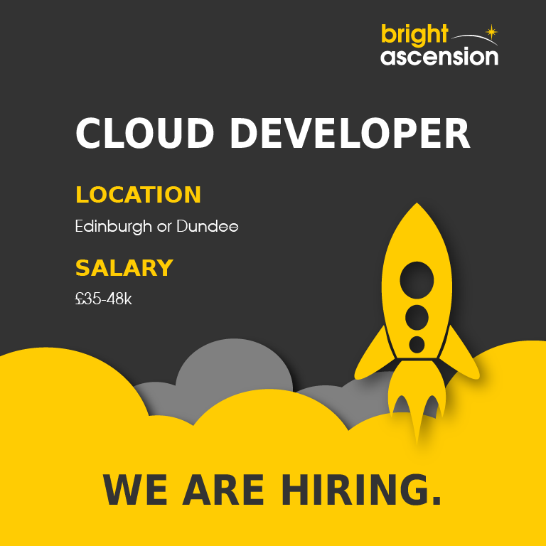 BrightAscension's tweet image. We are starting the week with a #JobAlert! We are looking for a #CloudDeveloper to join the crew and help with our ongoing ground software product development. Find out more and apply on the website: 

brightascension.com/job/cloud-deve…

#hiring #hiringnow #recruitement #jobs #careers