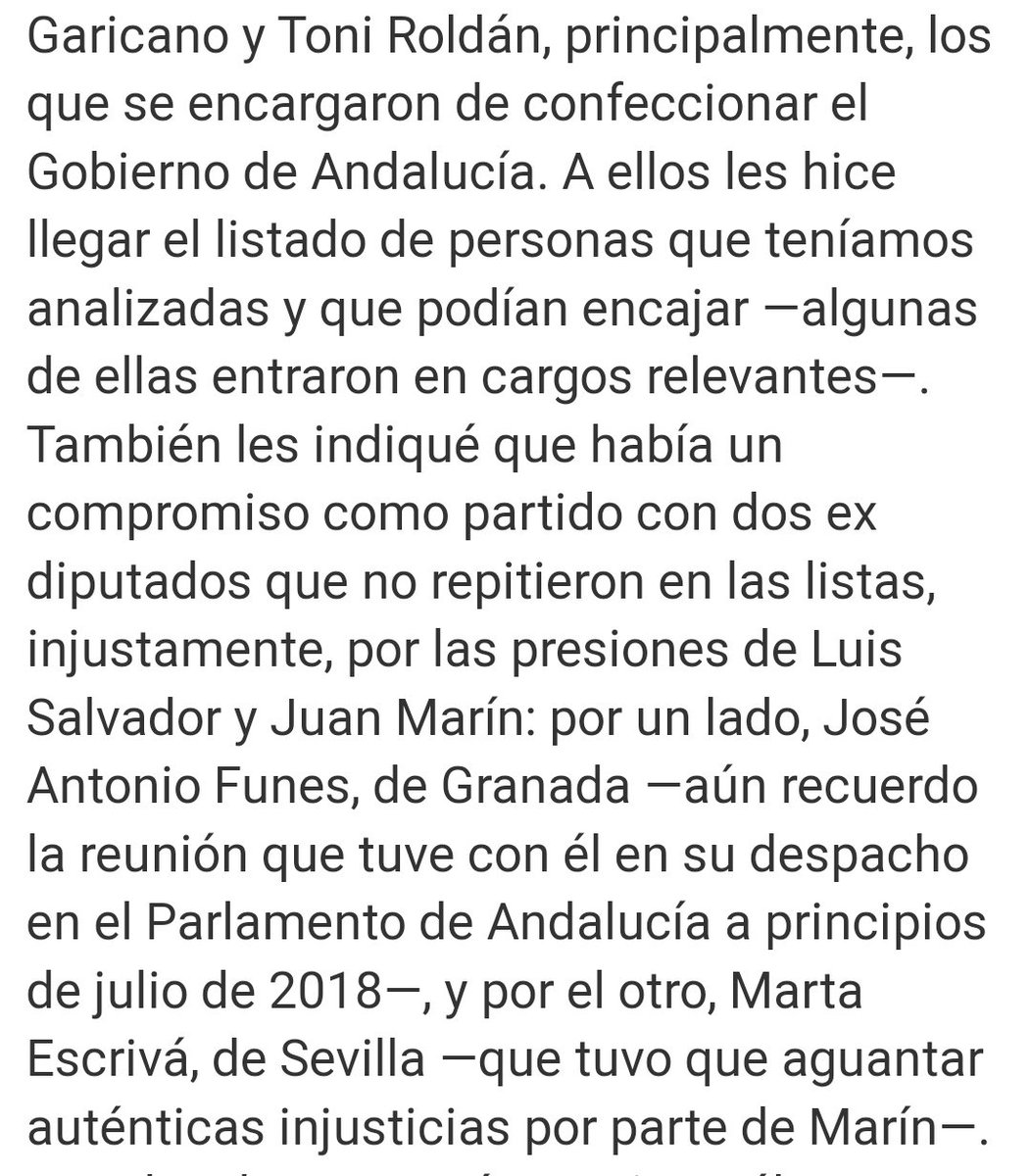 joseafunes_'s tweet photo. En lo que a mí atañe, esto que señala Hervías en su libro es cierto.Mi exclusión  de la lista en las  autonómicas andaluzas de 2018 fue fruto de un chantaje, vergonzoso por parte de quien lo plantea pero también por parte de @CiudadanosCs que lo acepta.Sin principios llega el fin https://t.co/mlKuC5Aaor