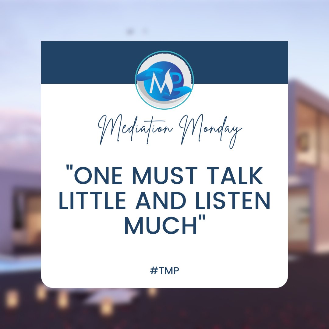 dmediationplace's tweet photo. Happy Mediation Monday!

#Mediation #Arbitration #Mediator #Arbitrator #ADR
#TMP https://t.co/6BADUSJiBv
