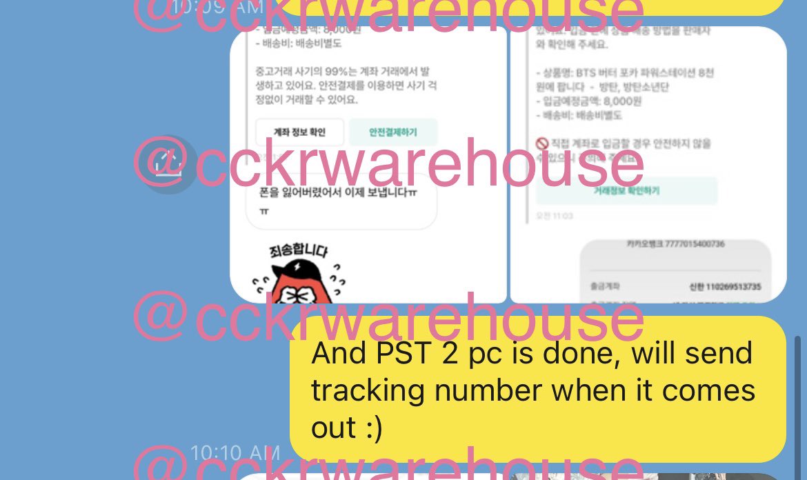 cckrwarehouse's tweet image. Korean warehouse address rental proxy

✨WH user Bungjang fee +$1/order 

✔️ Free warehouse for 30 days
✔️ Free KR web checkout service
✔️ No Limit 
✔️ Free arrived photos
✔️ Worldwide shipping

open.kakao.com/o/sUVoY43e
 
#koreaproxy #koreawarehouseservice #koreaproxyservice