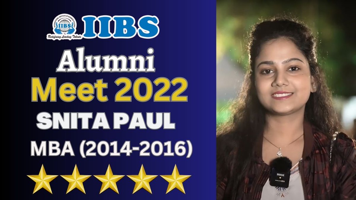 JasperStewart30's tweet photo. IIBS Alumni Meet 2022 | MBA Review By Snita Paul | IIBS Placement, IIBS Review, IIBS Experience
https://t.co/a62cncB3DZ
#alumni #college #education #graduation #university #utbk #classof #school #students #indonesia #student #ugm #undip #ui #gapyear #smarteducafe #infomasukkampus https://t.co/TyuByP5I1Q
