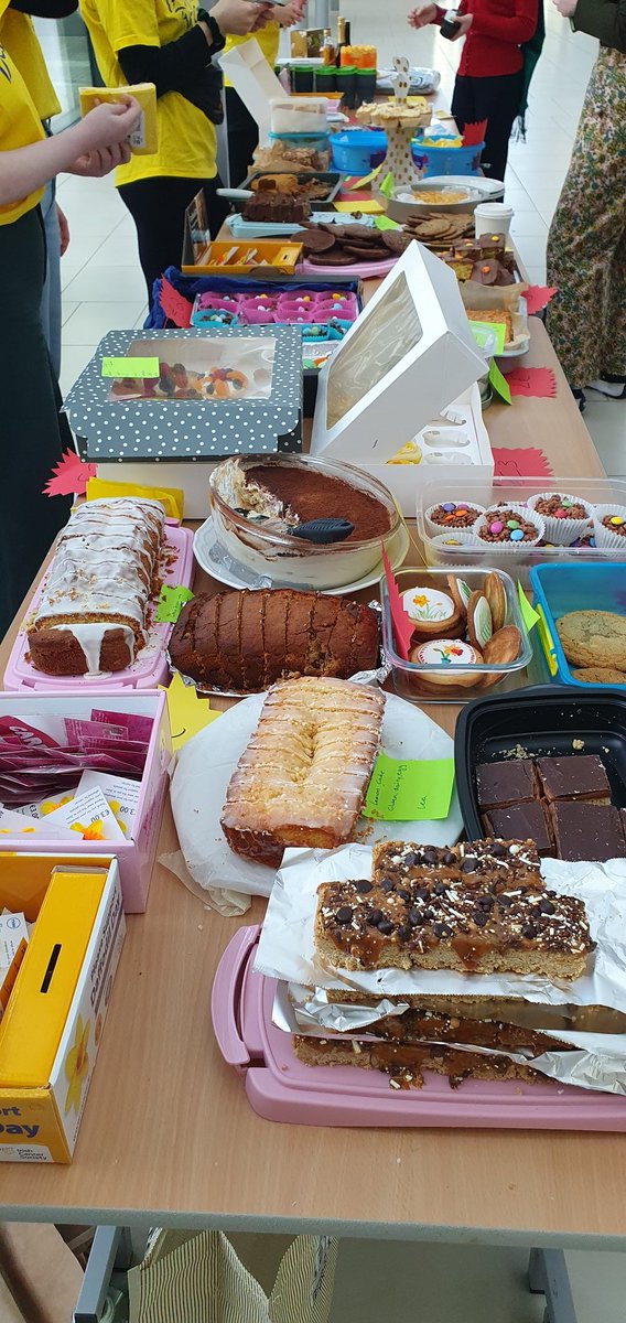<a href="/ucdscience/">UCD Science</a> you are amazing! Such an incredible turnout for the bake sale, thank you so much to everyone who baked! 
Please come along and get yourself something and support the <a href="/IrishCancerSoc/">Irish Cancer Society</a>