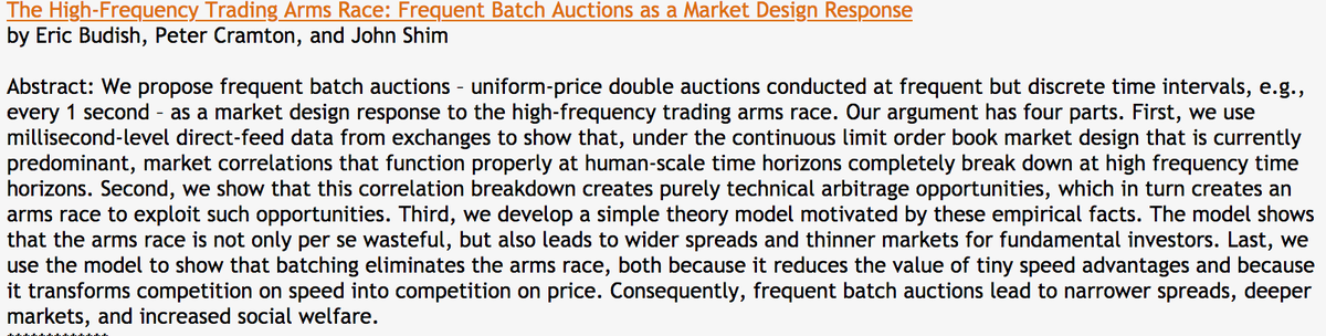 econromesh's tweet photo. High-frequency trading &amp; how to improve the functioning of financial markets, @TimHarford piece from ten years ago referencing Budish et al study, @LSE_SRC event on future of #ComputerTrading https://t.co/zfoM6MSAiM https://t.co/m40NmvbZOQ