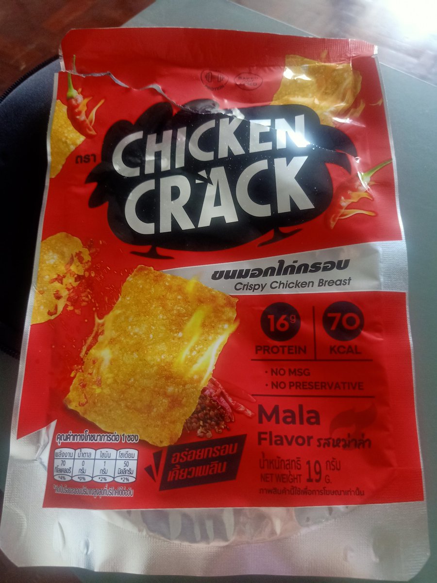 กินไปแค่ห่อเดียวทำไมอิ่ม 😶😶
#ChickenCrack  #MarkIIIV