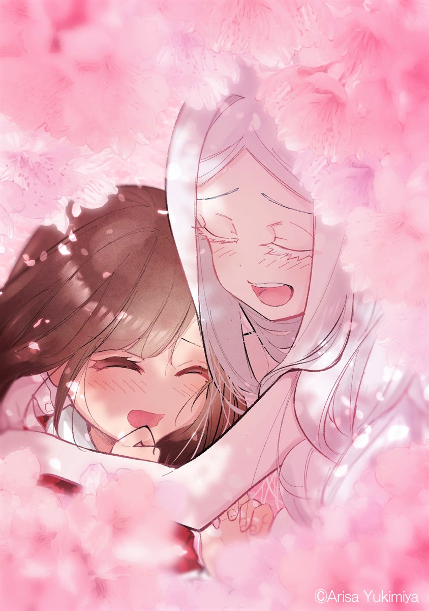 「#桜の日 #桜の作品でTLにも桜を咲かせましょう 」|雪宮ありさ＠女子高生×ホラーアンソロ発売中！のイラスト