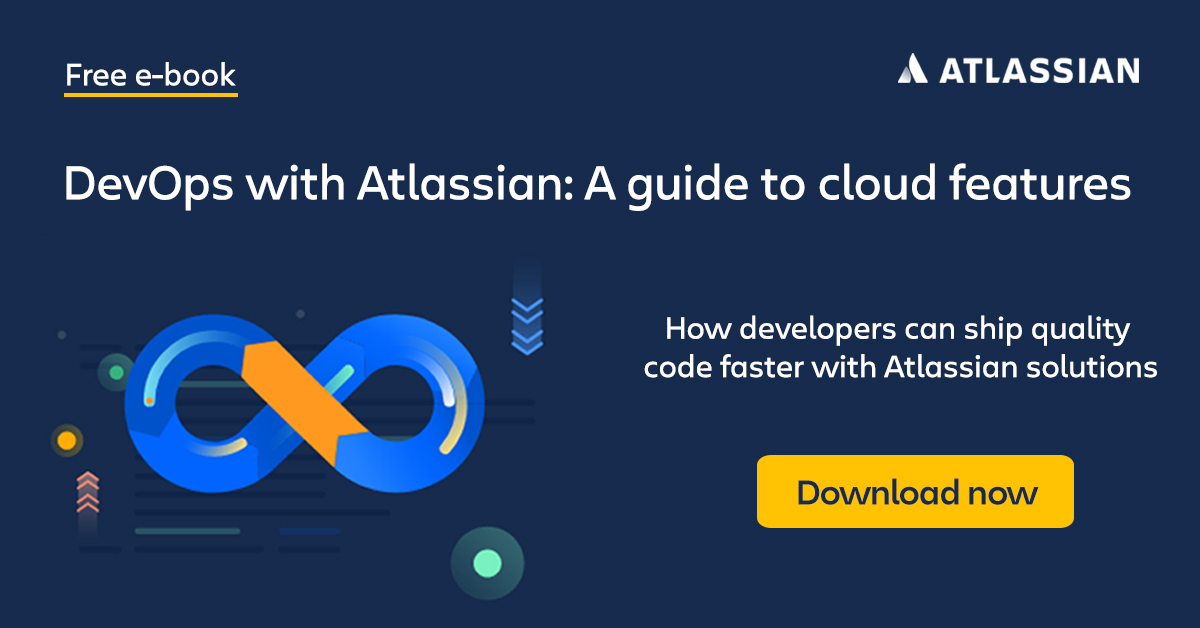 Atlassian_APAC's tweet photo. We're excited to share Atlassian’s innovations in DevOps! We are breaking down the barriers to DevOps and unlocking collaboration between development, IT operations and business teams.

Download NOW: https://t.co/JfIJehnNS2 https://t.co/AhwEycYW8T
