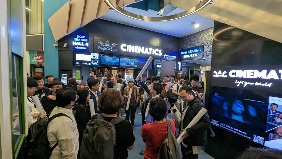 ddalsg's tweet photo. Our community screening for @DnDMovie happened at Eaglewings Cinematics last Friday. Want to just chat about the movie? Come hang out with us on Discord: https://t.co/7m50NYcZzL 

#dndsea #dndsg #DungeonsAndDragonsMovie #dungeonsanddragons #dndadventurersleague #ddalsg #dnd5e https://t.co/yETz014V8R