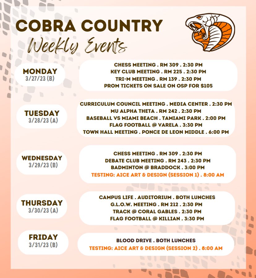 South Miami Senior High Cobras Football tweet media