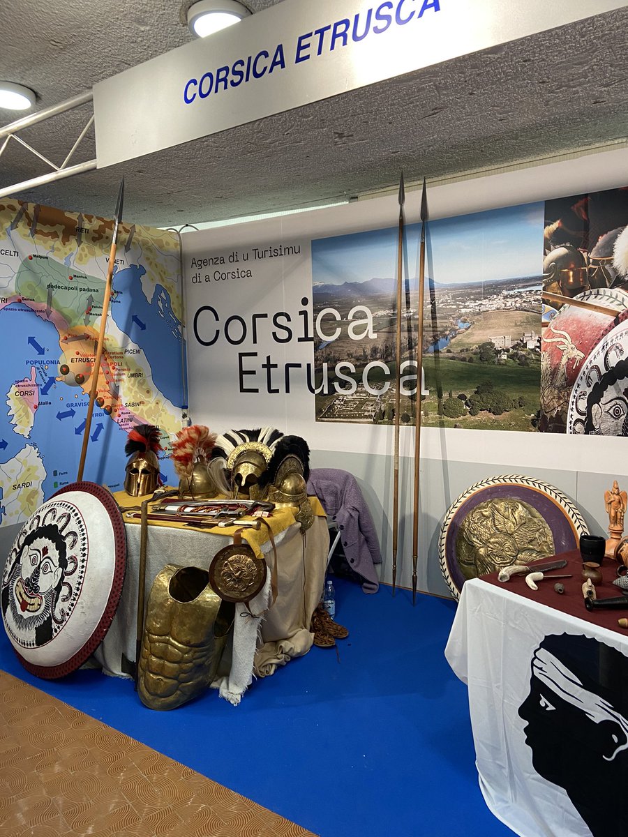 LucianiAntonia's tweet photo. Avec @AngeleBastiani nous avons réaffirmé au salon #TourismA à Florence, à travers le soutien au projet Corsica Etrusca, notre volonté commune de renforcer les liens entre tourisme, patrimoine, culture et archéologie. Merci à @INEACEM1 pour le travail réalisé. https://t.co/E9AtRiAG1u