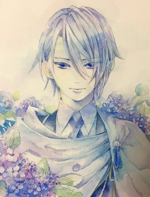 #このタグを見た人は推しの初描きと現在の絵を載せる←2018年       2023年→そら5年も経てばカーチャンにもなるわ… 