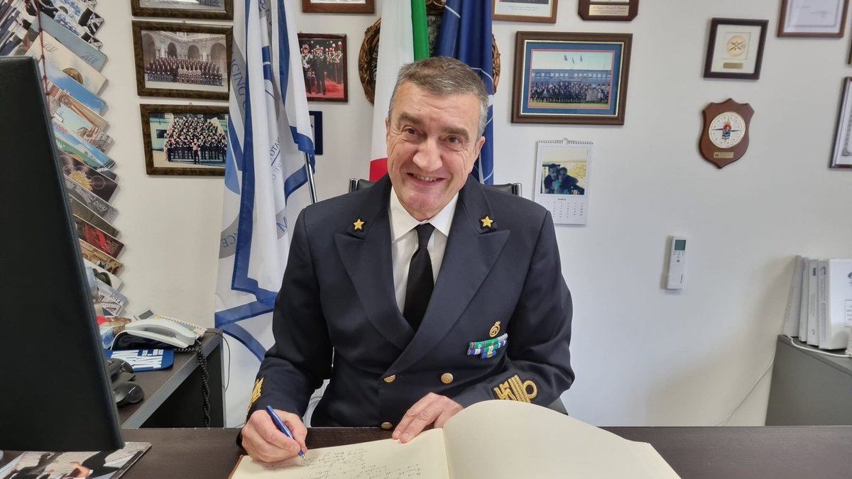 NSPCOE's tweet photo. Thought-provoking meeting with Vice Admiral Dario GIACOMIN, Italian Military Representative to #NATO & #EU, to further advocate for #SPPotential and stress how #StabilityPolicing’s #CivilOrientedApproach is key to ensure long-term #Peace & #Stability. #WeAreNATO #StrongerTogether https://t.co/j4L54A4yeR