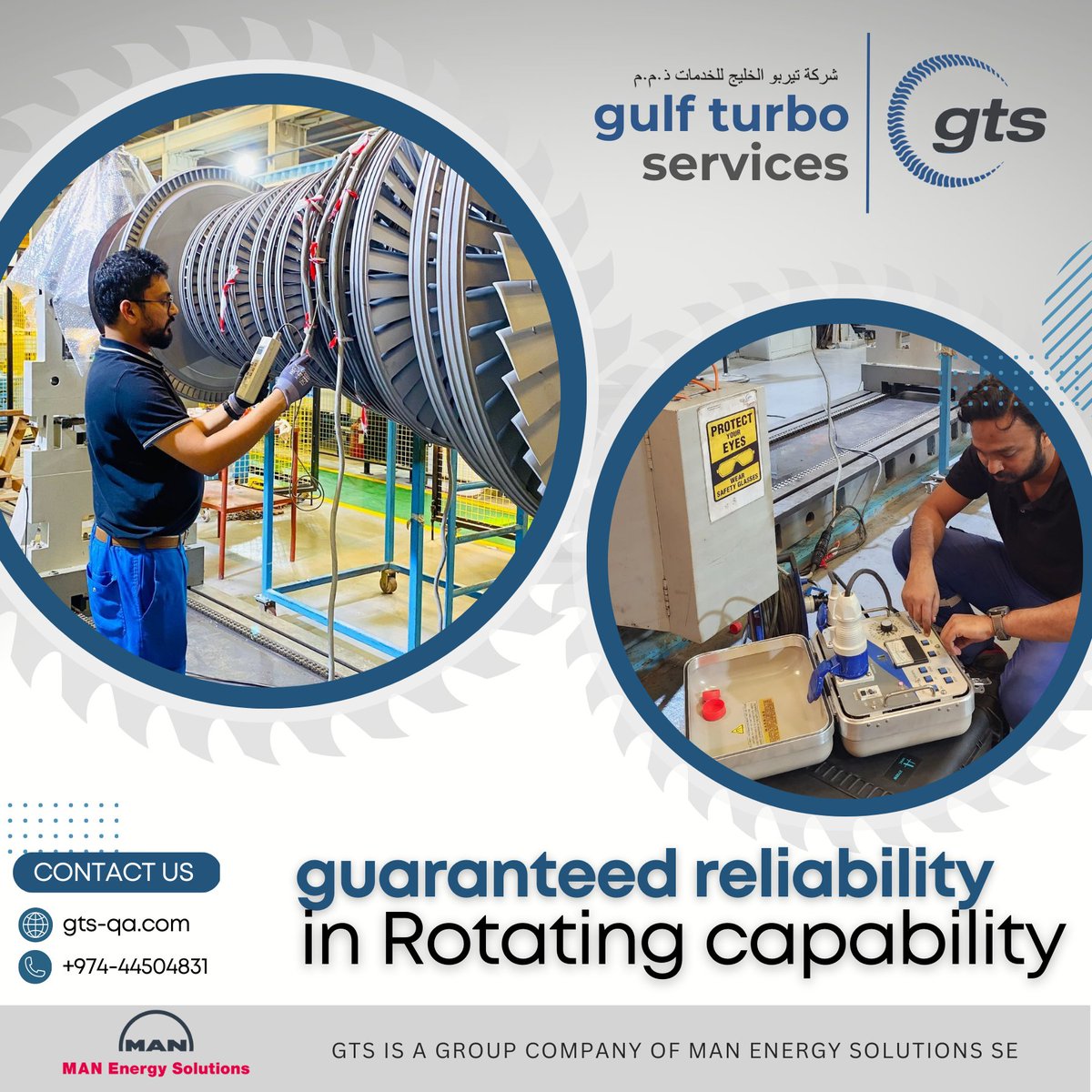 GulfTurbo's tweet image. EFFICIENCY AND COMPETENCY ARE THE KEY

GTS&apos; highly competent QA/QC Engineers deliver a successful demagnetization of Steam Turbine Rotor after Magnetic Particle Inspection Using &quot;Auto Degauss System&quot; #Rotating #autodegauss #magnetization #demagnetization #mechanicalengineers