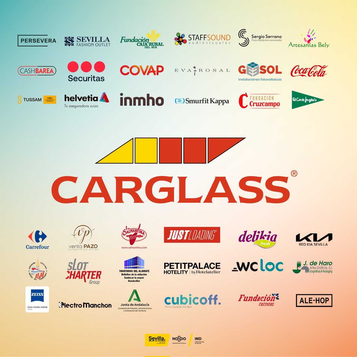 DownSevilla's tweet photo. Si ayer vivímos un día mágico fue gracias a las empresas e instituciones que colaboraron para que el VII CORRIENDOWN fuera posible.

Gracias a vosotros por ayudarnos a diseñar un mañana de diversidad. 💙 https://t.co/HtINWjv68r