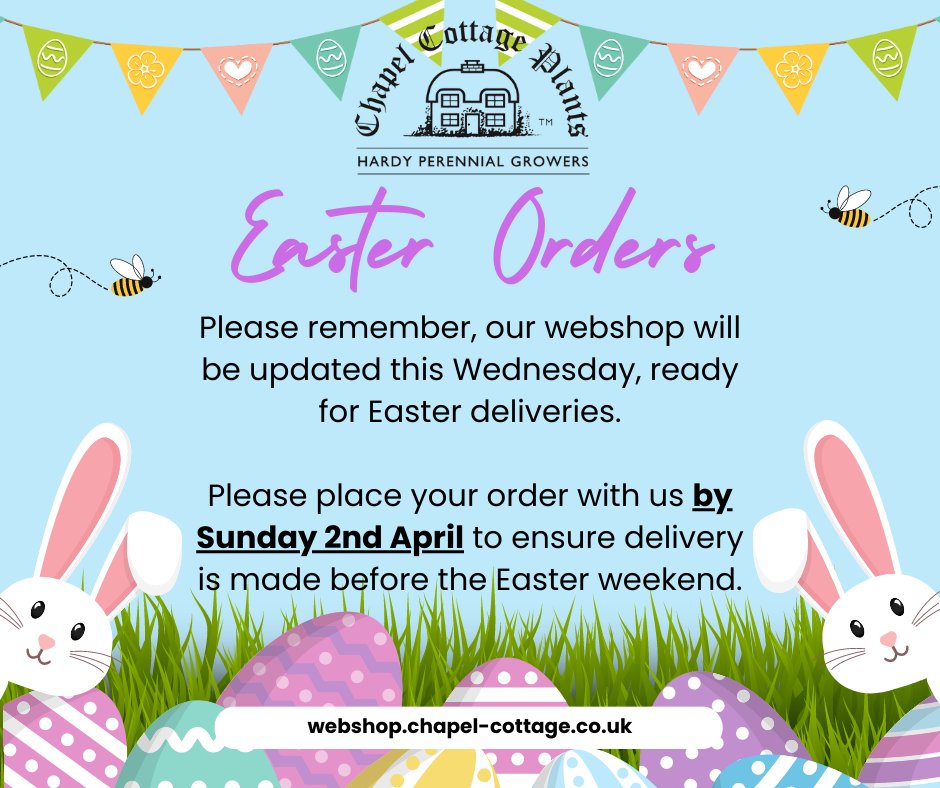 Remember, Easter is just around the corner!!