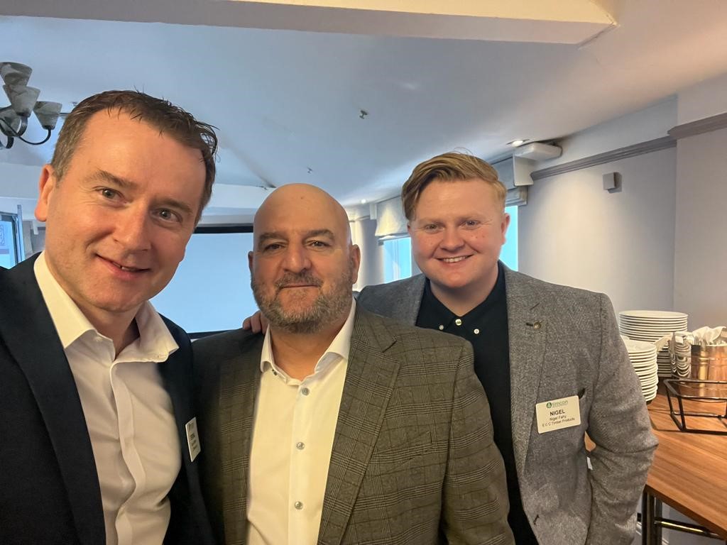 CjSheeran's tweet image. A very enjoyable &amp;amp; informative #Timcon GM in Manchester &amp;amp; with a fond farewell to Timcon Exec Committee member &amp;amp; former Timcon President, industry stalwart &amp;amp; friend, Gil Covey on his retirement. #pallets #timberpackaging #sustainability #supplychain #logistics #circulareconomy