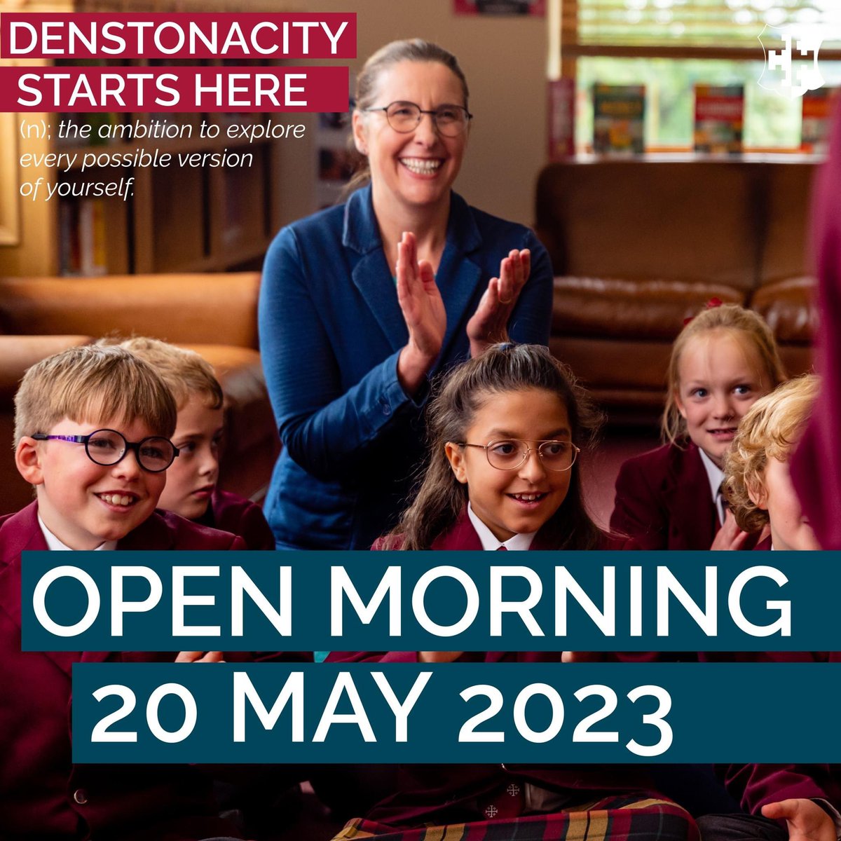 PrepDenstone's tweet photo. Join us on Saturday 20 May for our Open Morning. Book your place today to discover 'Denstonacity'.

To book, visit https://t.co/mhLm4jBm9f https://t.co/2zSTk0Odv4