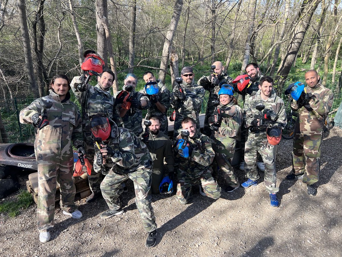 ivalua's tweet photo. How was your weekend?

Our Montpellier office had a great time paintballing and bonding as spring is finally upon us! 

Join one of our global teams here: https://t.co/i7zd0kQFSc

#HotJobs #WeAreHiring #LifeAtIvalua https://t.co/9uNQy1SGPV