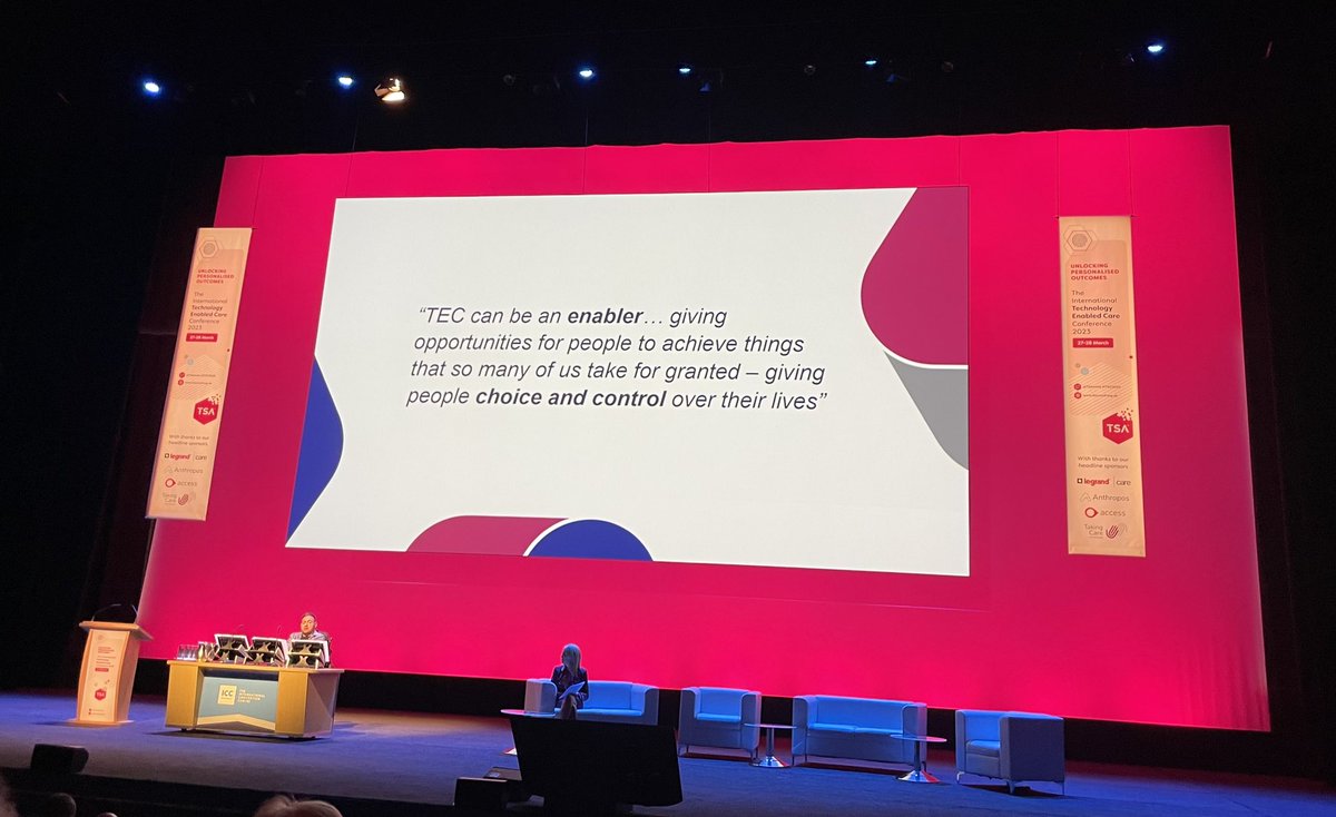 rupertlawrence9's tweet photo. Listening to the insightful @lifeonwheels87 “We need to shift the narrative from thinking about independence to interdependence” A great viewpoint! 👏🏻👏🏻 We need to get away from TEC just seen as a money saver, it needs to enhance people’s lives more and link support! #ITEC2023 https://t.co/toQfUtEymw