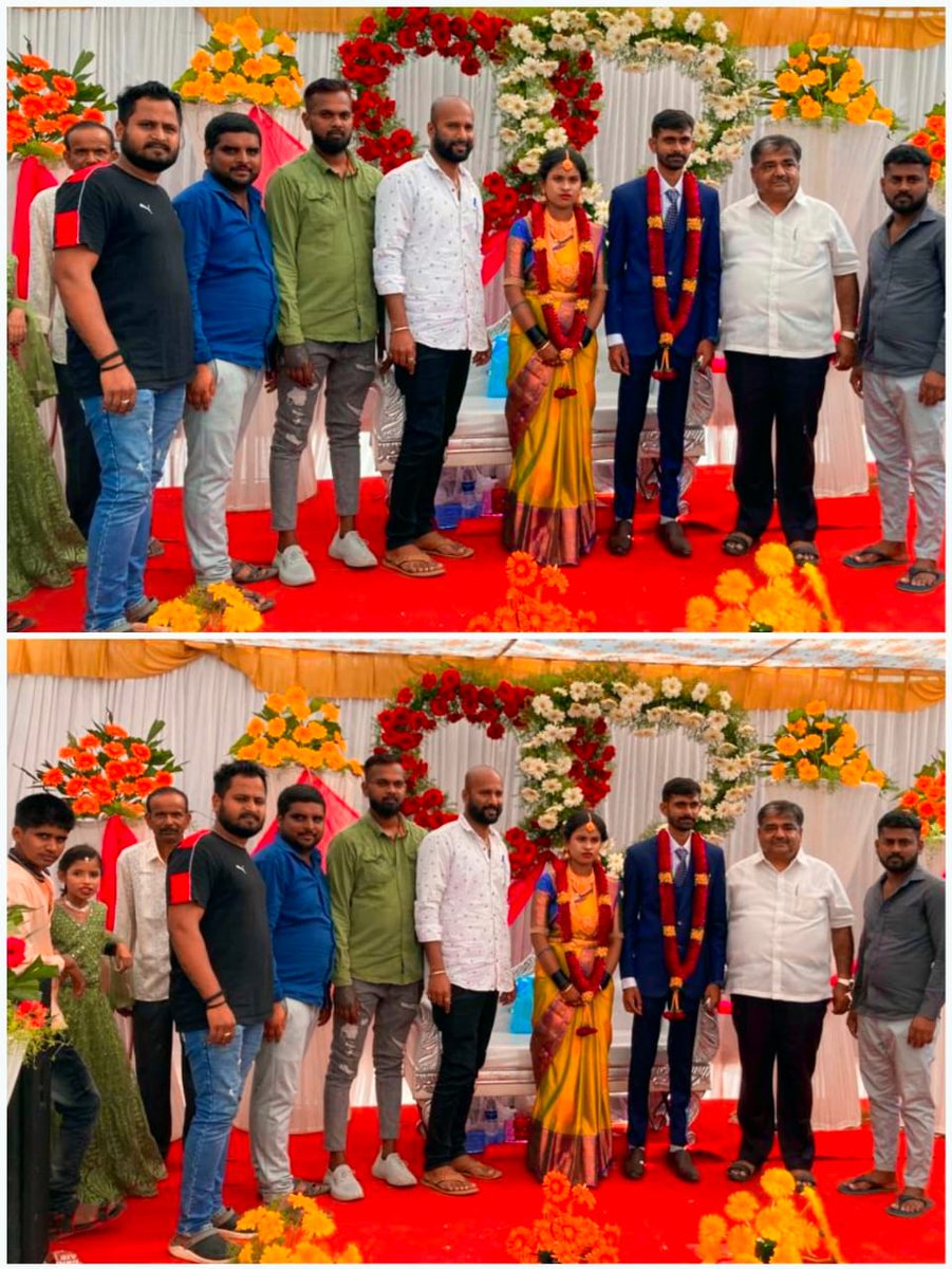 manje_p's tweet photo. ಹಾಸನ ಕ್ಷೇತ್ರದ ಗವೇನಹಳ್ಳಿಯ ನಿವಾಸಿ ದೊರೆ ಹಾಗೂ ಪ್ರಿಯ ರವರ ಬೀಗರ ಔತಣಕೂಟದಲ್ಲಿ ಮುಖಂಡರಾದ ಶ್ರೀ ಬಾಗೂರು ಮಂಜೇಗೌಡರು ಪಾಲ್ಗೊಂಡು, ನವ ಜೋಡಿಗೆ ಶುಭ ಹಾರೈಸಿದರು. https://t.co/dKrkADAue2