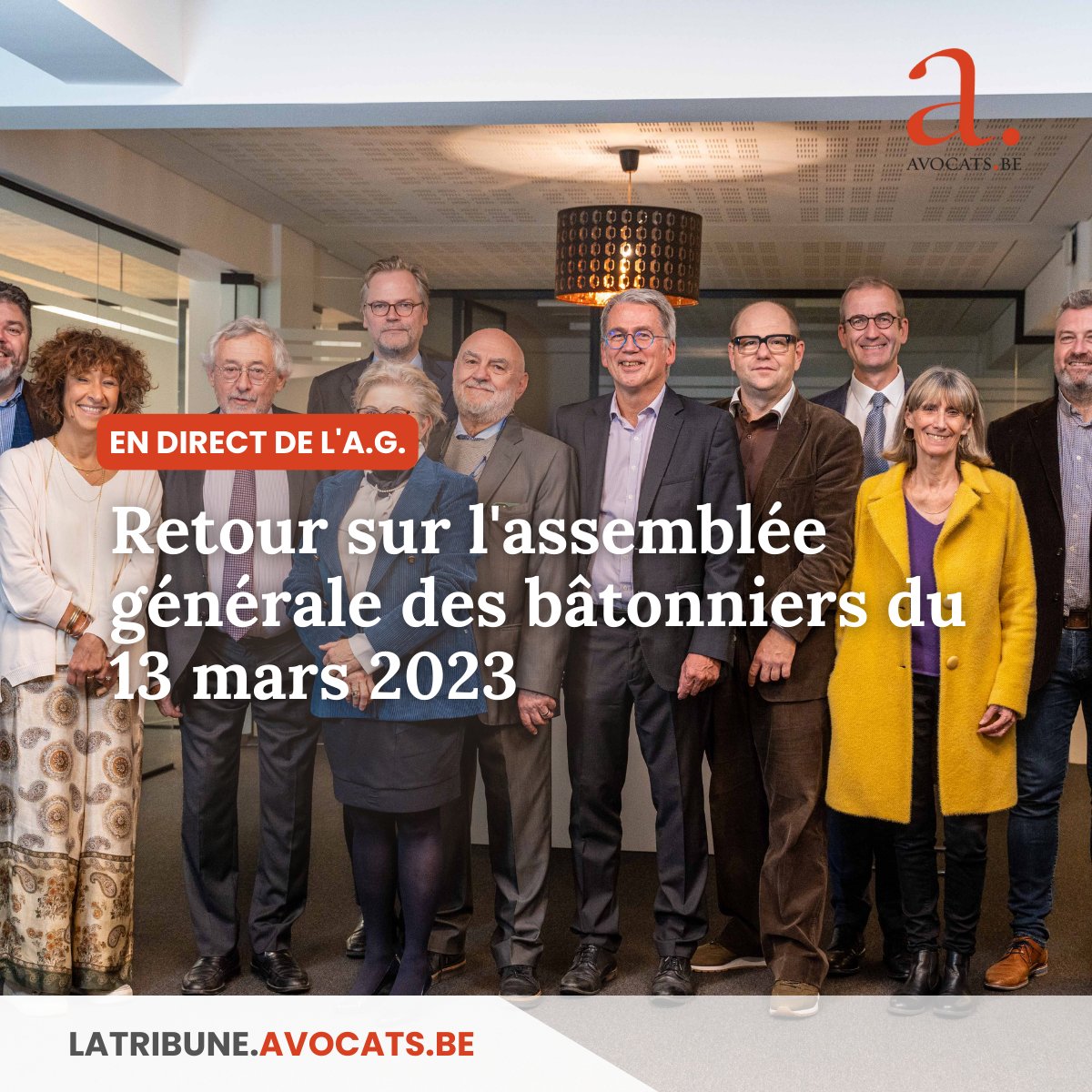 EN DIRECT DE L'A.G. | Retour sur l'assemblée générale des bâtonniers du 13 mars 2023
🖊️ Jean-Joris Schmidt, administrateur AVOCATS.BE
🔗 latribune.avocats.be/fr/en-direct-d…