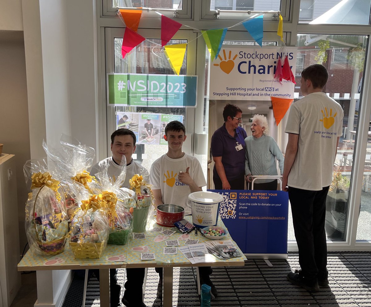 #NSID2023 come get your raffle tickets in aid of <a href="/SNHSCharity/">Stockport NHS Charity</a> we’re in the restaurant until 2pm <a href="/StockportNHS/">Stockport NHS FT</a> <a href="/weare_pure/">Pure Innovations</a> <a href="/StockportHomes/">Stockport Homes</a> <a href="/CheadleCollege/">The Cheadle College</a> <a href="/daljet86/">Daljet</a> <a href="/EqualStockport/">Equality & Inclusion Stockport NHS</a> <a href="/estates_nhs/">Estates & Facilities @ Stockport NHSFT</a> <a href="/DawnMacroArt/">DawnMacroArt</a>  @dferrierpure <a href="/LJGamm/">Lisa Gammack 💙</a> <a href="/DuncanONeill2/">Duncan ONeill</a> <a href="/EmmaSFTCatering/">Emma Cartmill</a> <a href="/hood_mamoona/">Mamoona Hood</a>
