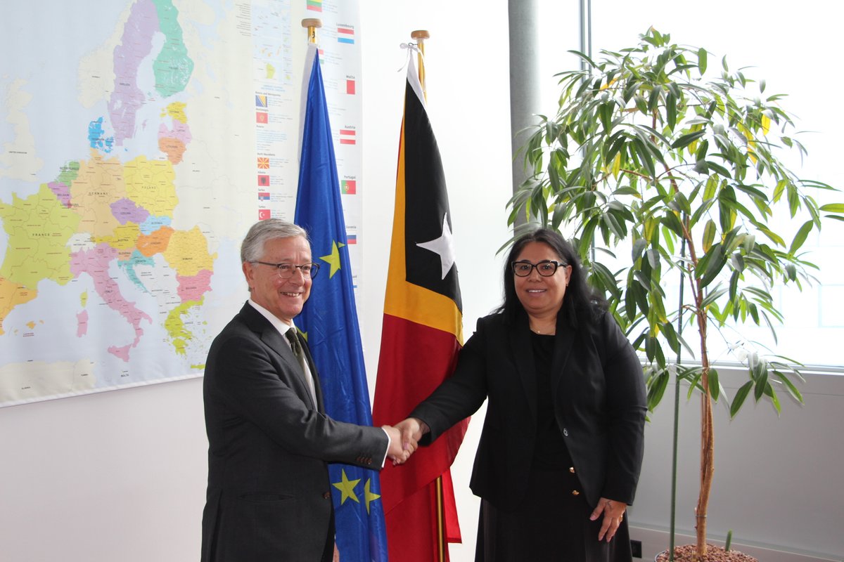 EUmissionWTO's tweet photo. Very pleased to announce that the EU and Timor-Leste concluded today in Geneva our bilateral market access negotiations on services and goods as part of Timor-Leste's accession to the @wto.
1/2

#EUatWTO #EUtrade https://t.co/SaWtX2dE7B