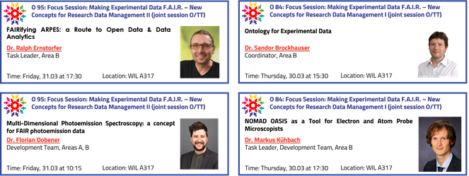 FAIRmat_NFDI's tweet photo. Attention #SolidStatePhysics and #PhysicalChemistry researchers! We're revolutionizing #RDM by creating a complete cycle through FAIR concepts. Join our experts from Area B at #DPG2023 #DPGfrühjahrstagung to discover how we're building a comprehensive RDM system. #FAIRdata https://t.co/REEolowbp2