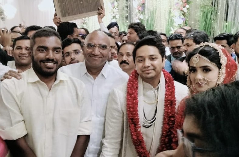 RSPraveenSwaero's tweet photo. Wish you both a happy married life ⁦@AnandAkash_BSP⁩ and Dr Pragya ji. Thanks a million for making me and the cadre of Telangana as part of your great family. Can’t forget your hospitality last evening and fortunate to have met great Bahujan warriors across the country. https://t.co/sXRrabONC8