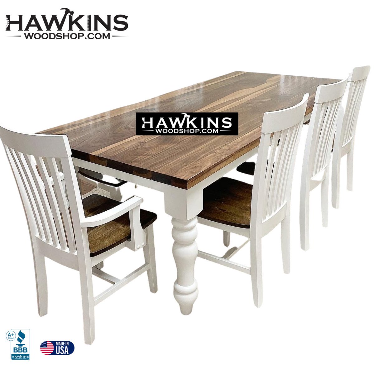 HawkinsWoodshop's tweet image. Made to order, heirloom-quality walnut dining sets, built to last for generations.  🍽️👨‍👩‍👧‍👦 #BuiltToLast #HeirloomQuality #FamilyTraditions #hawkinswoodshop

hawkinswoodshop.com/products/turne…