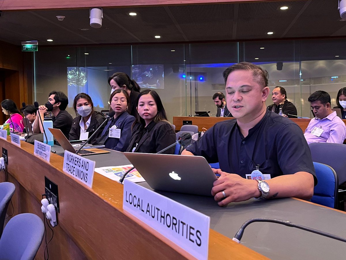At the #APFSD, Julius Cainglet, FFW #Philippines & @itucasiapacific, urged govts to to support the Global Accelerator on Jobs and Social Protection for Just Transitions, as a key element of recovery in the region to accelerate progress in the achievement of Agenda 2030. #Timefor8