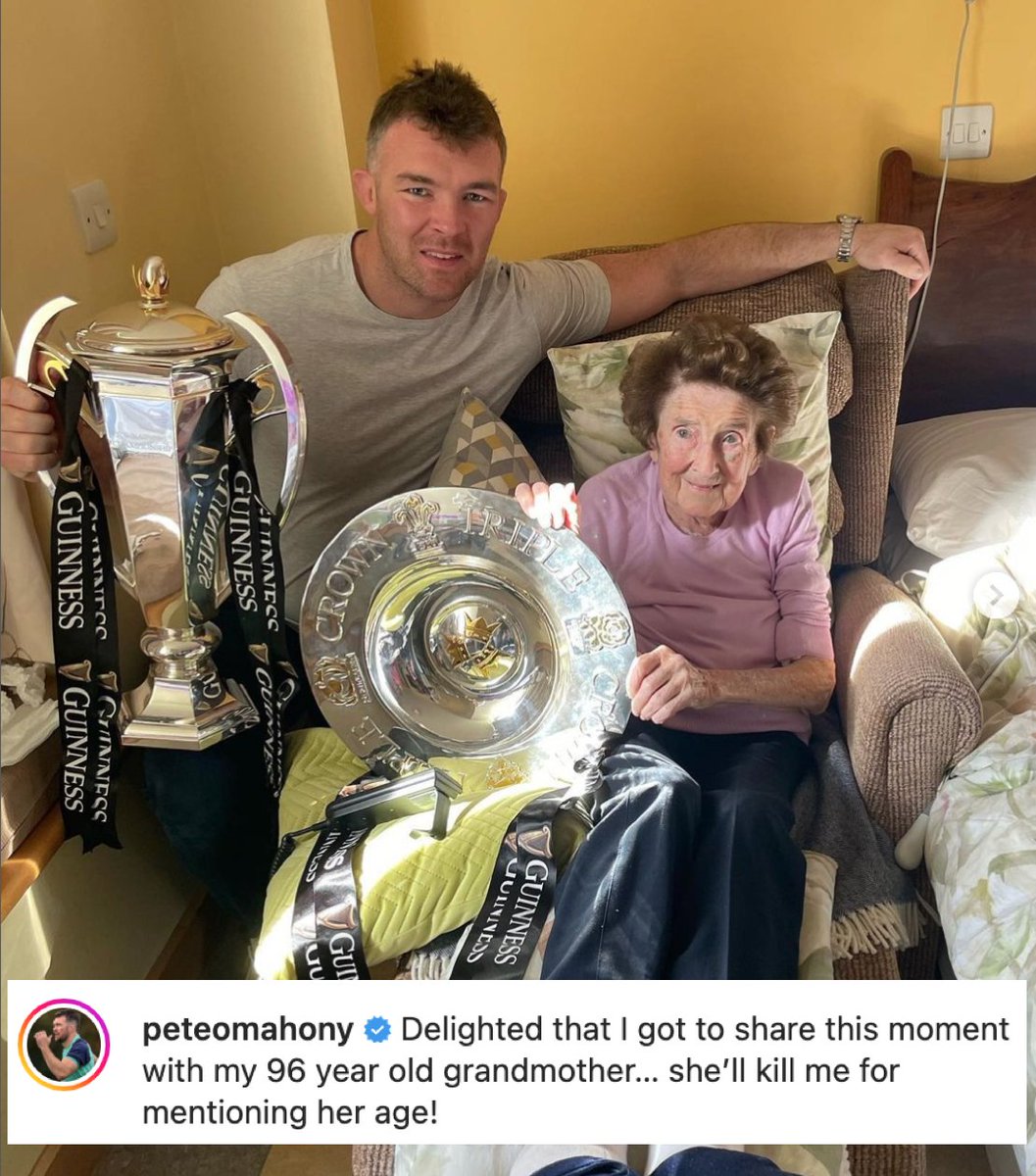 We ♥️ this from Peter O'Mahony.