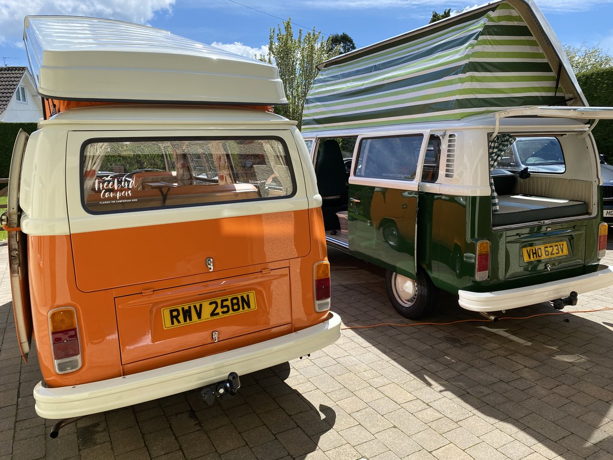 We still have availability to hire over the Easter holidays. Why not head off and explore the West Country 😁 Which camper will you choose? Where will your adventure take you? 
Visit freebirdcampers.co.uk to book 😍
#vwcampervanhire #devonholidays #cornwallholiday #dorsetcoast