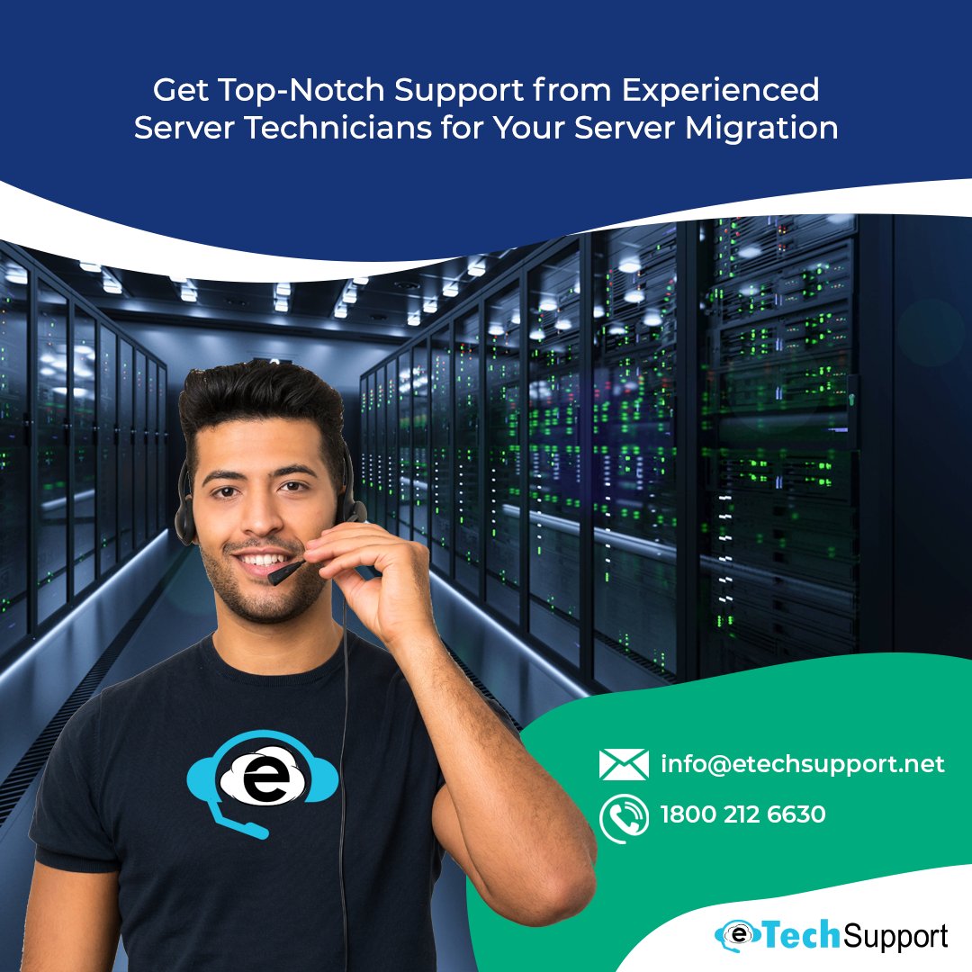 etechsupport1's tweet photo. By using the fast server migration services offered by the eTechSupport migration team, you can migrate your company's servers with no data loss and very little downtime.
.
Visit Here: https://t.co/ZzSYR8Nlm0
#servermigration #serversecurit #servermanagement #outsourcingservices https://t.co/WhLmqP4mo4