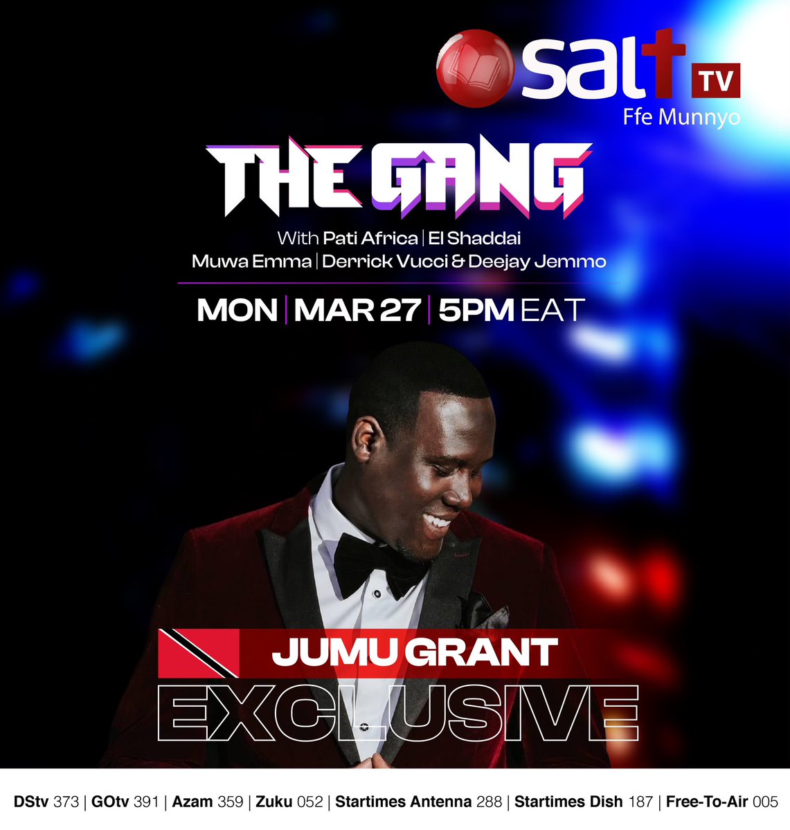 <a href="/dangariimuziq/">Dangariimuziq</a> 🇰🇪 &amp; Jumu Grant 🇹🇹 pay The G.A.N.G a visit to have an excusive chat about music and ministry today. 

#TheGANGExclusives | #Big5🎖️