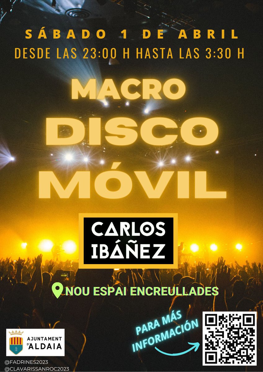 elenitaaa_f's tweet photo. No sabéis la q se viene…🤩🕺🏽🤘🏽🥳 para más info @fadrines2023 en insta🤭🫶🏼 https://t.co/5ClTxV6DCl