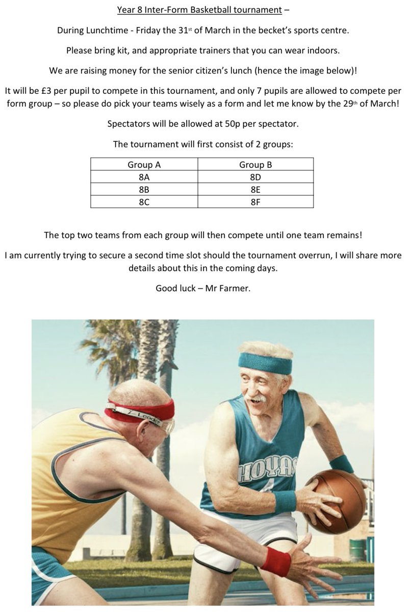 Two really exciting events this week to raise money for the 8C and 8D Dartford Community Lunch! 💸 Urge your children to get involved! 🎮🎲🏀⛹️