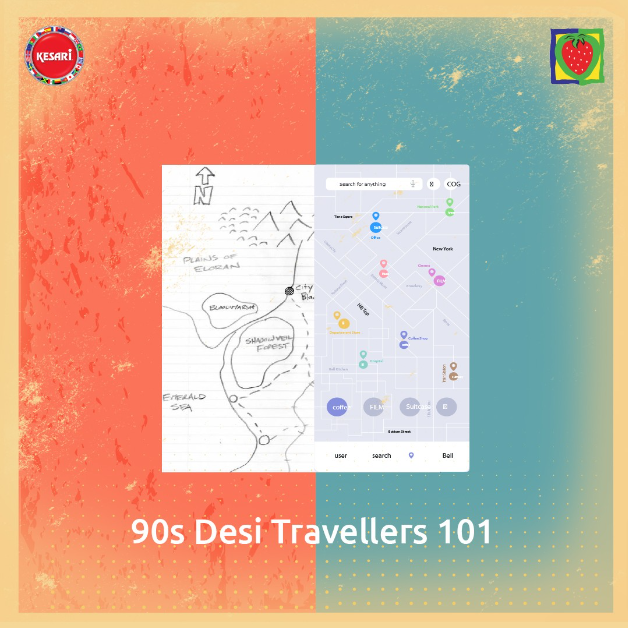 kesariselect's tweet image. Remember how travelling used to be in the 90s..
There were no Google Maps as maps were made out of paper and travelling meant following word-of-mouth instructions and relying on the kindness of strangers to show the way.  

#StrawberiHolidays #KesariTours #Travel #AsYouLikeIt