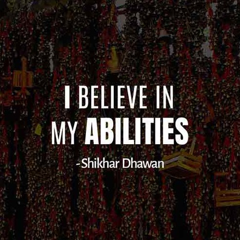 swati_rx's tweet photo. "I believe in my abilities."
-Shikhar Dhawan
@swati_rx 

#quote #selfbelieve #believeinyourself #Israel #AmritpalMisleadingPunjab #amritpalfraudleader https://t.co/NPWivNC2c8