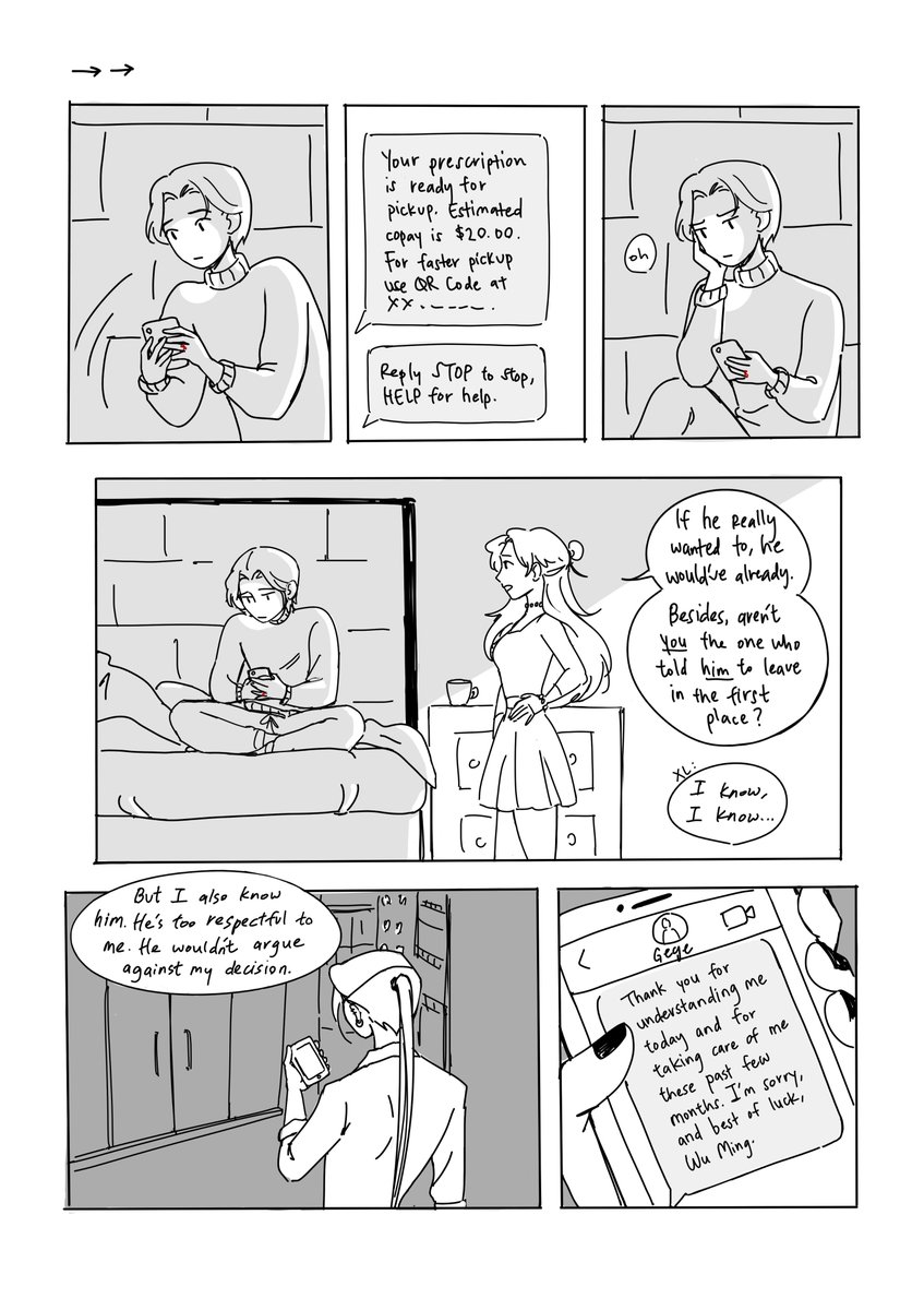 idc if this is ooc or clumsy bc it was made as personal art, but i guess this would be akin to a weird post book 4 dynamic, sorry the text is ass small 
#hualian 