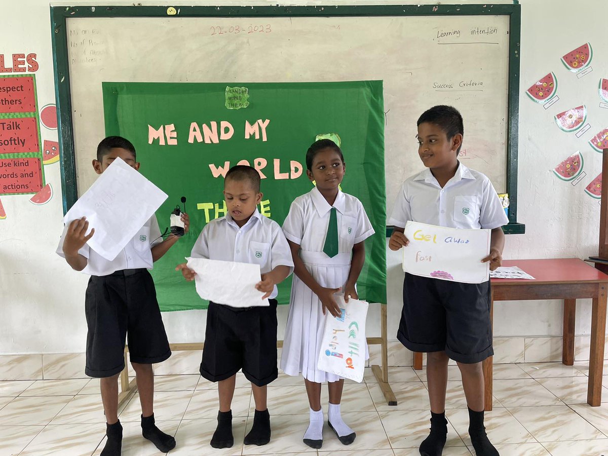 Gulhee_School's tweet photo. Grade:1A
Subject:EQ
Theme: Me&amp;My World
Safety First
" Your Safety is Your Responsibility"
@MoEdumv https://t.co/hWhiWbk6DN