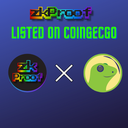 zkProofERC's tweet photo. We are now live on @coingecko 

#Zksync #zkSyncEra #zkEVM #ETH #Ethereum #zkProof https://t.co/mXn8s0u0Gt