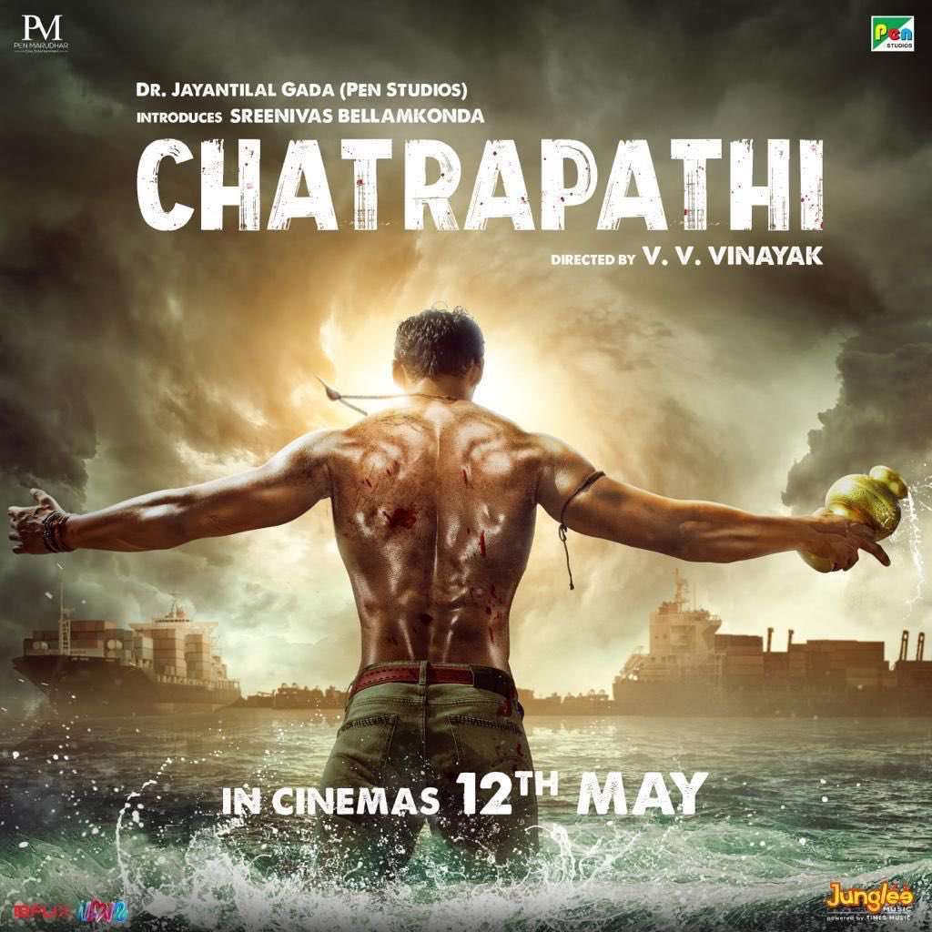 #Chatrapathi: #BellamkondaSaiSreenivas!

In Cinemas Worldwide from 12th MAY!

A #VVVinayak Film.

PR:

Sreenivas Bellamkonda, VV Vinayak, Pen Studios’ Chatrapathi First Look Out, Theatrical Release On May 12th

Bollywood’s popular production house Pen Studios is launching…