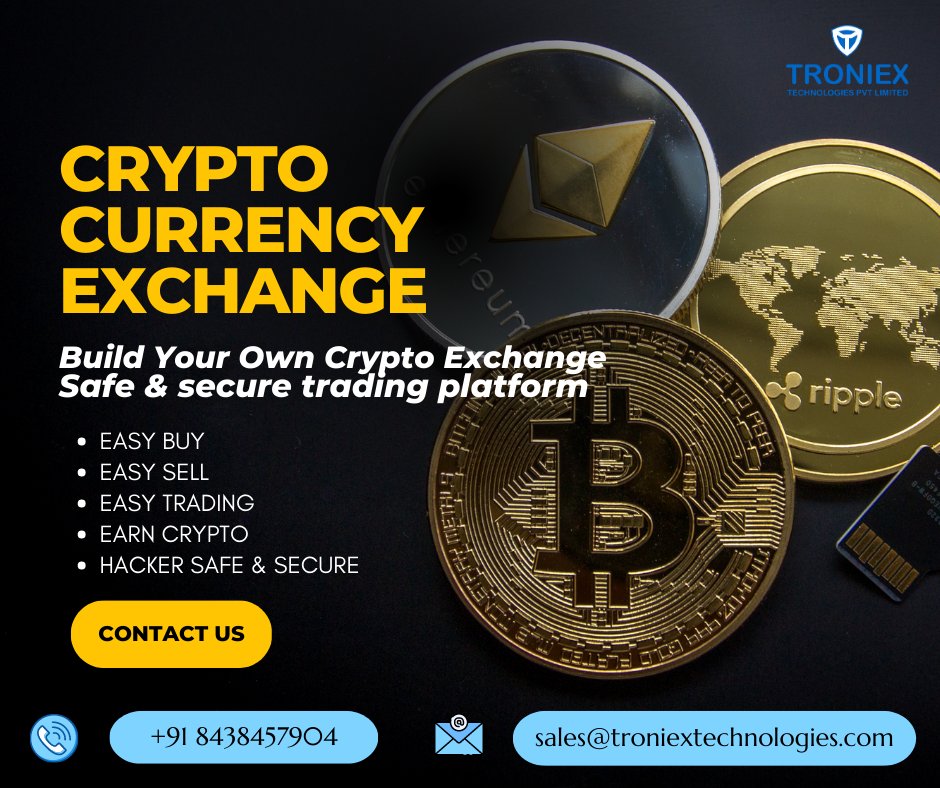 Troniextech's tweet image. #cryptoexchange #cryptoexchangedevelopment #cryptoexchangeservice #cryptoexchangedevelopmentcompany #cryptoexchangedevelopmentservice