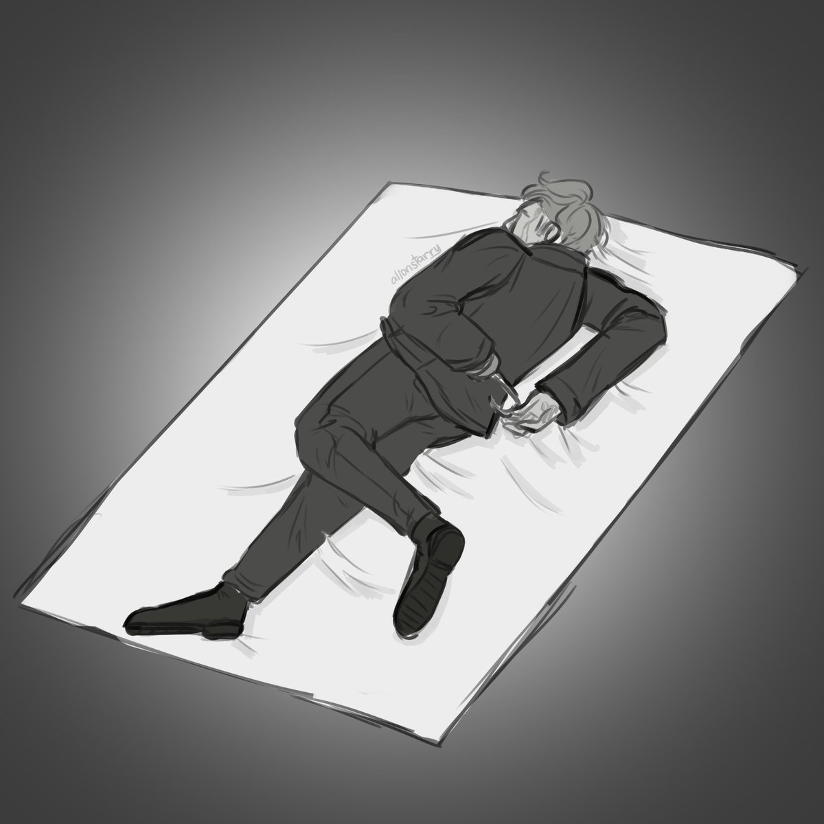 allonstarry's tweet photo. fanart I drew of young blood chronicles patrick stump dying in a glue trap

[ #falloutboy ] https://t.co/ck2o9oVKU9