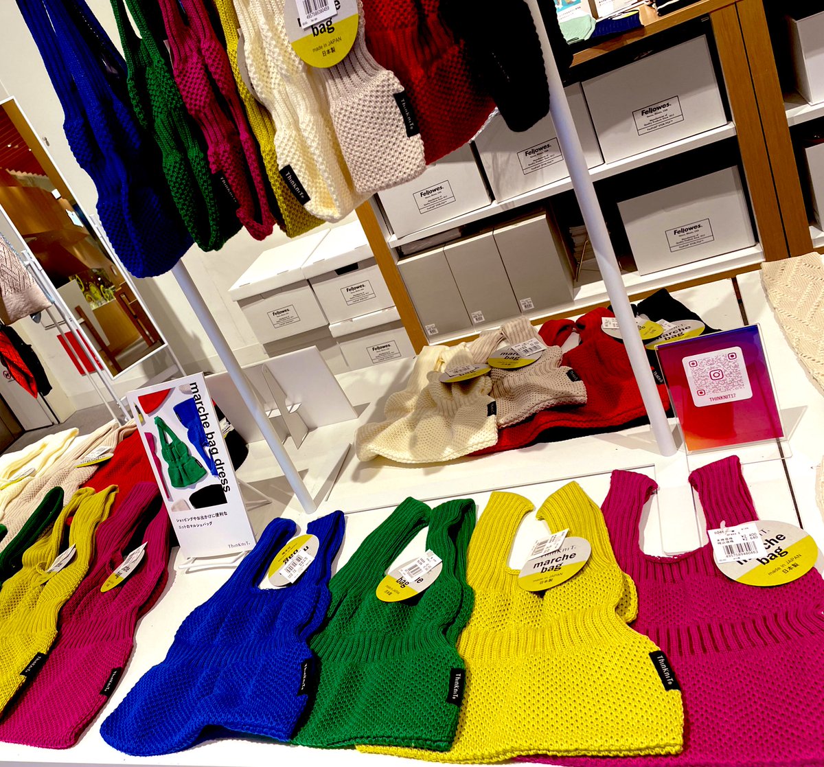 Ginza_Itoya's tweet photo. ✏️銀座 伊東屋スタッフ
リアル購入品✂️
G.Itoya1階でイベント中の
#ThinkniT でキュートな
ニットのバッグを買いました🧶
ちょっとしたお買い物はもちろん
旅行先でお財布と携帯だけ持って朝食🥞
なんて時にも便利な小さめサイズが
ワタシのおすすめ✨
コチラのイベントは30日(木)まで!
急げ〜💨 https://t.co/ETrdlnaLJS