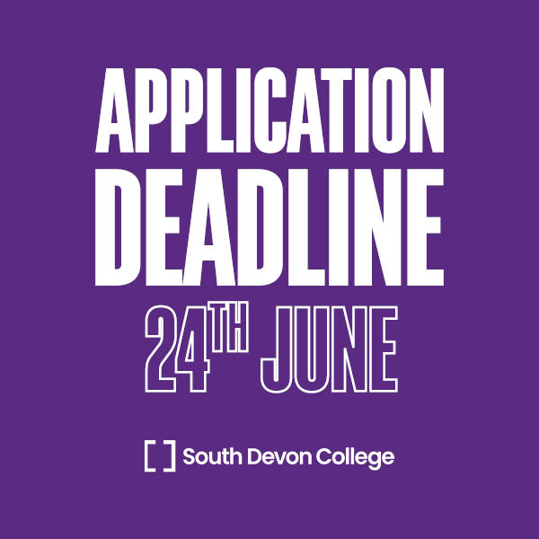 Did you know? Applying now to join us this September GUARANTEES you a place at our taster week! Attending our taster week will allow you to find out more about your chosen course before you start. Don't miss out! Apply today: bit.ly/3kOx8vw